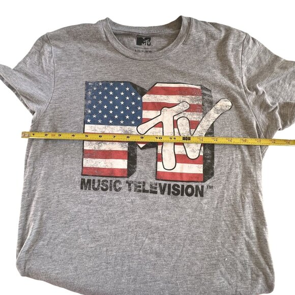 Vintage Gray MTV Music Television T-Shirt S - Picture 5 of 7